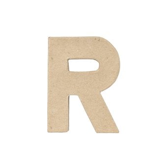Mini Mache Letter R 10cm image number 4