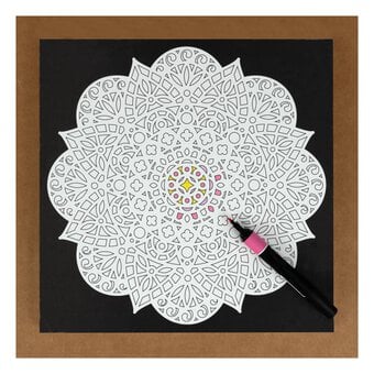 Mandala Colour-In Canvas image number 2