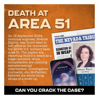 Murder Mystery Cases: Death at Area 51