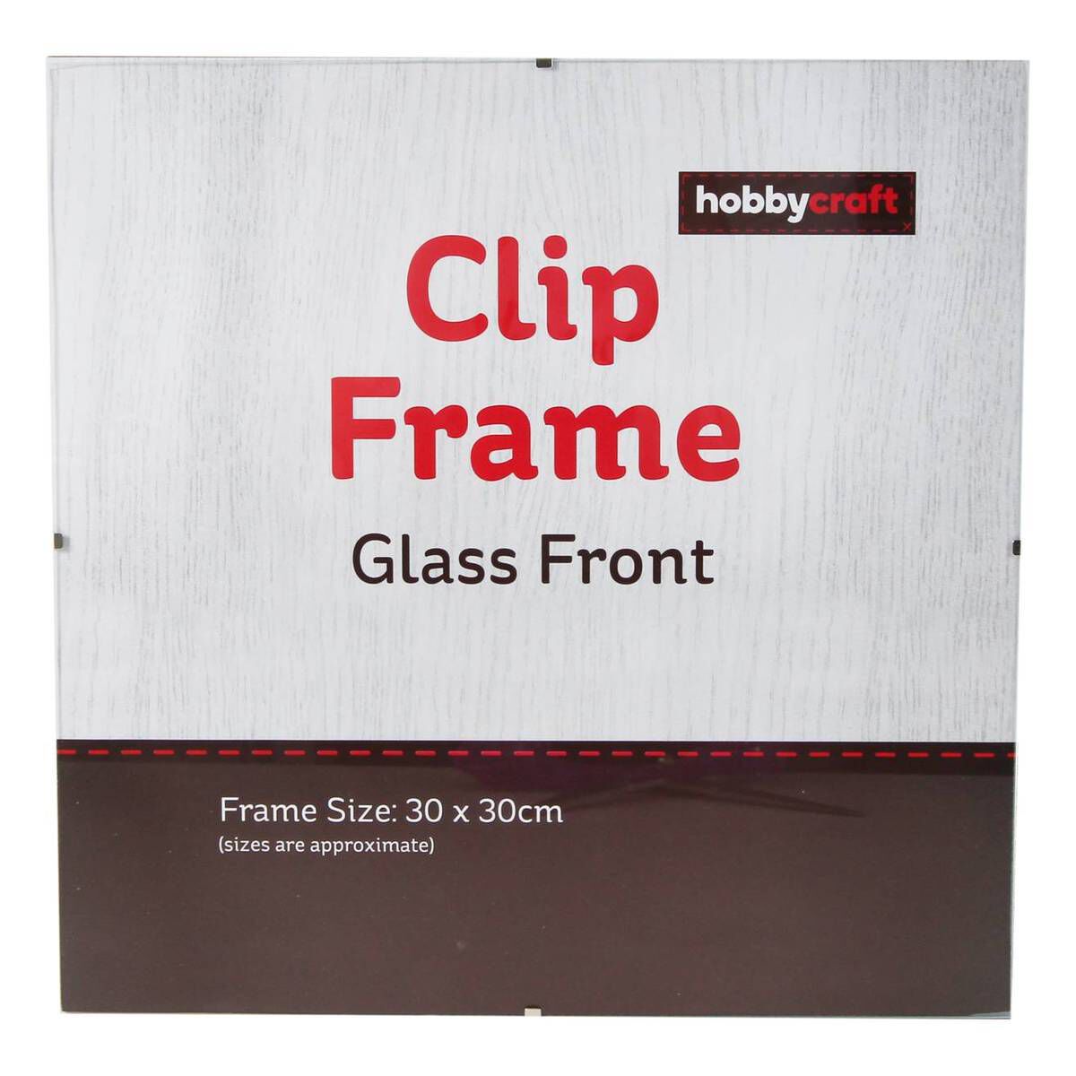 Glass Clip Frame 30cm x 30cm Hobbycraft