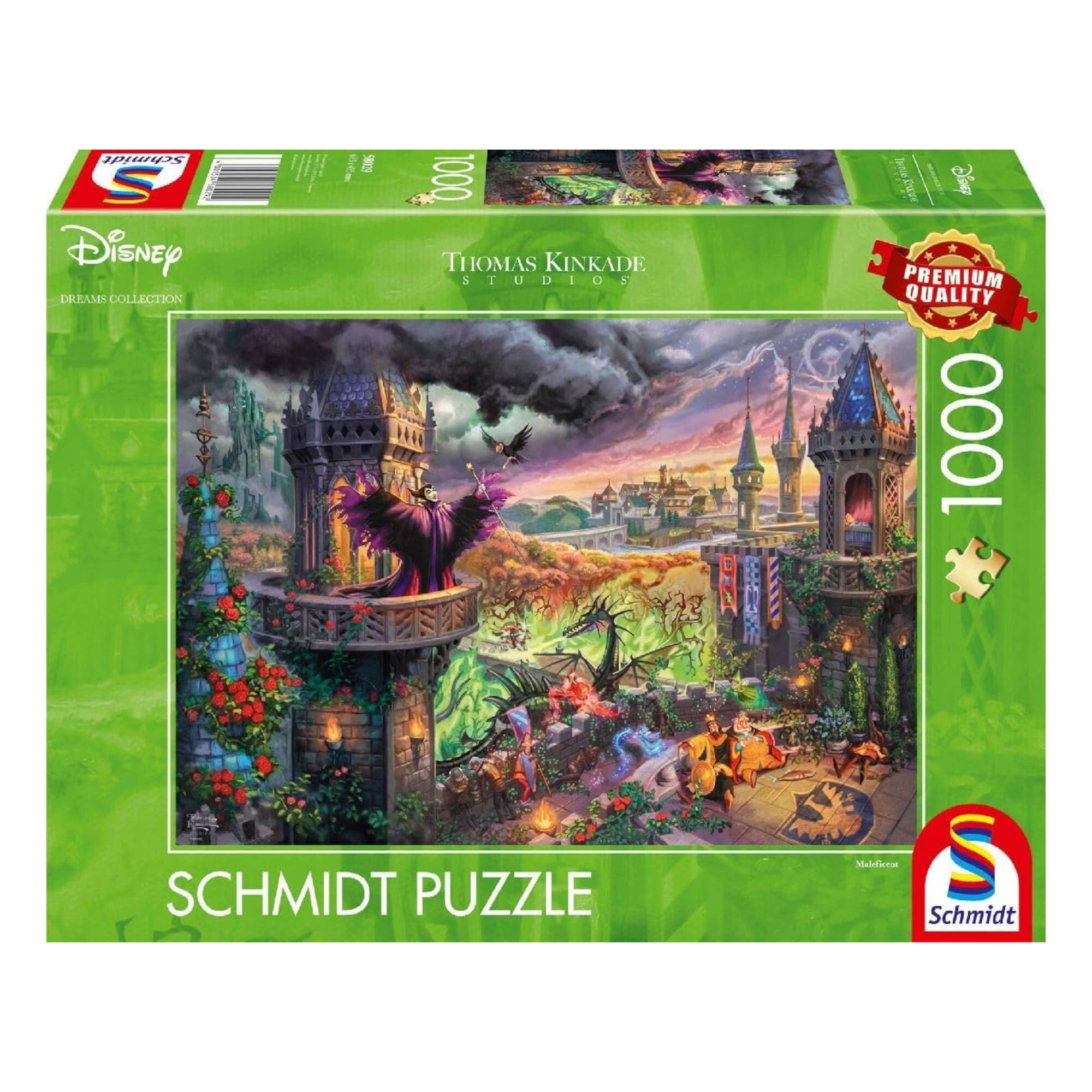 Schmidt Thomas Kinkade Disney Maleficent Jigsaw Puzzle 1000 Pieces ...