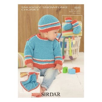 Sirdar Snowflake Chunky Sweater and Accessories Digital Pattern 4649