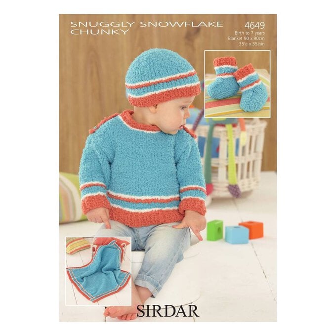 Sirdar Snowflake Chunky Sweater and Accessories Digital Pattern 4649 image number 1