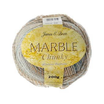 James C Brett Shoreline Marble Chunky Yarn 200g