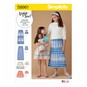 Simplicity Children&rsquo;s and Dolls' Skirts Sewing Pattern S8961 (3-6) image number 1