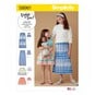Simplicity Children’s and Dolls' Skirts Sewing Pattern S8961 (3-6) image number 1
