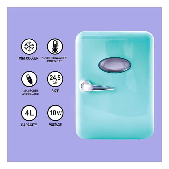 So Chill Teal Mini Fridge image number 7