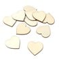 Small Wooden Hearts 50 Pack image number 1