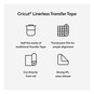 Cricut Linerless Transfer Tape 13 x 180 Inches image number 4