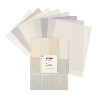 Neutral Linen Paper Pad A4 24 Pack