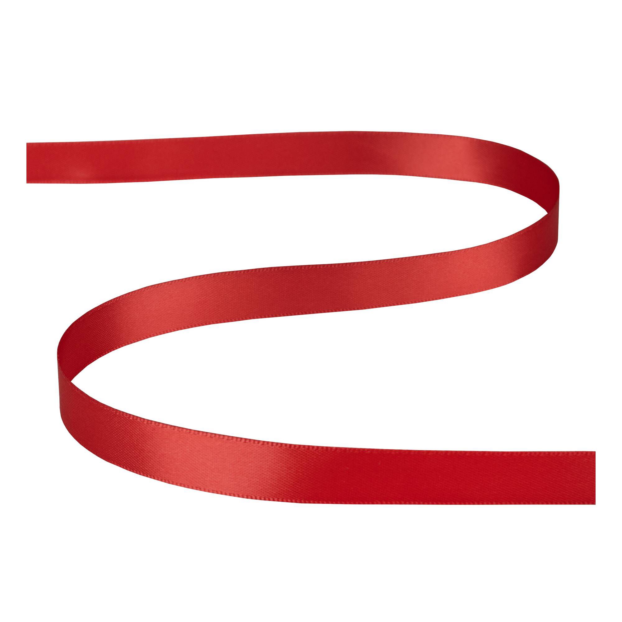 Red Double-Faced Satin Ribbon 12mm x 5m | Hobbycraft