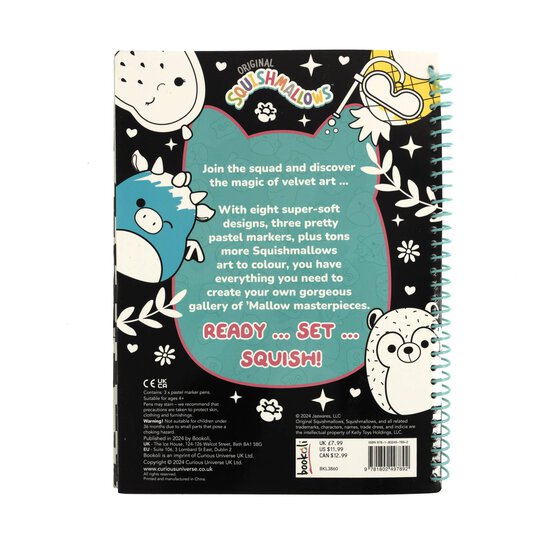 Squishmallows Velvet Colouring Book image number 8