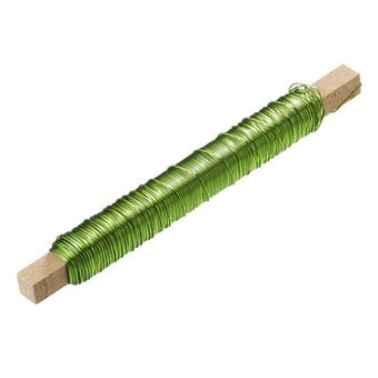Oasis Apple Green Metallic Wire Stick 50g