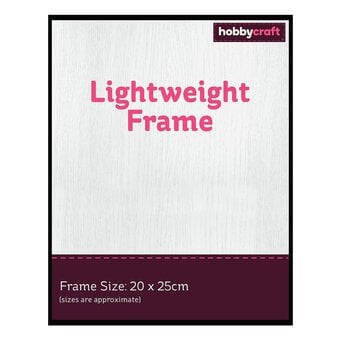 Black Lightweight Frame 20cm x 25cm