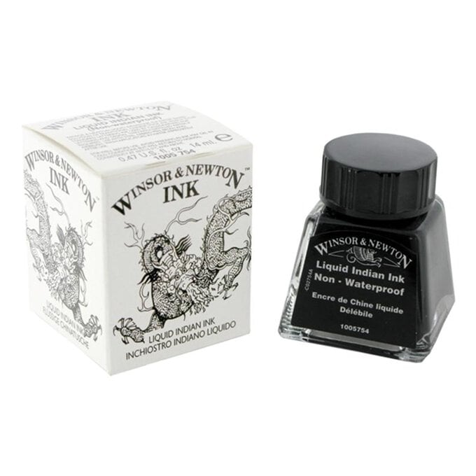 Winsor & Newton Liquid Indian Drawing Ink 14ml image number 1