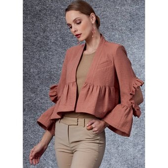 Vogue Women’s Jacket Sewing Pattern V1710 (16-24) image number 3