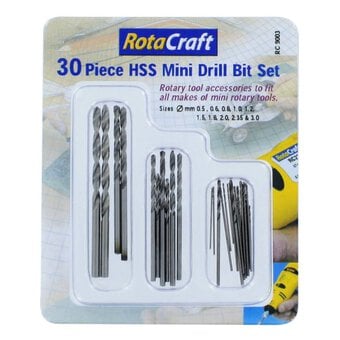 Rotacraft HSS Mini Drill Bit Set 30 Pack