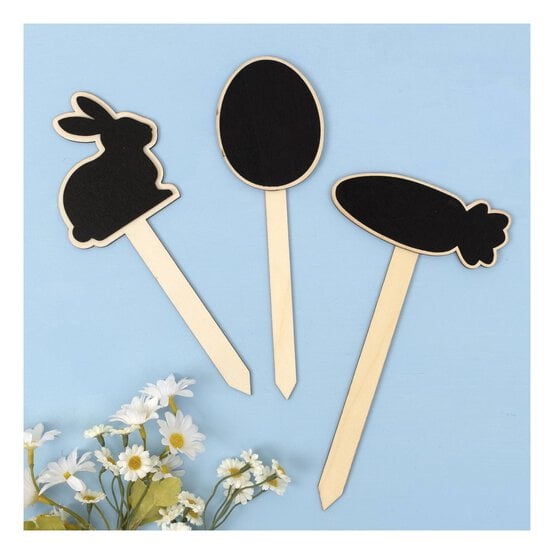 Easter Blackboard Signposts 3 Pack image number 1