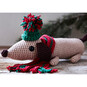 How to Crochet a Festive Dachshund image number 1