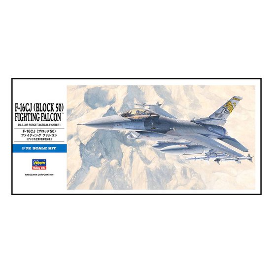 Hasegawa F-16CJ Block 50 Fighting Falcon Model Kit 1:72 image number 1