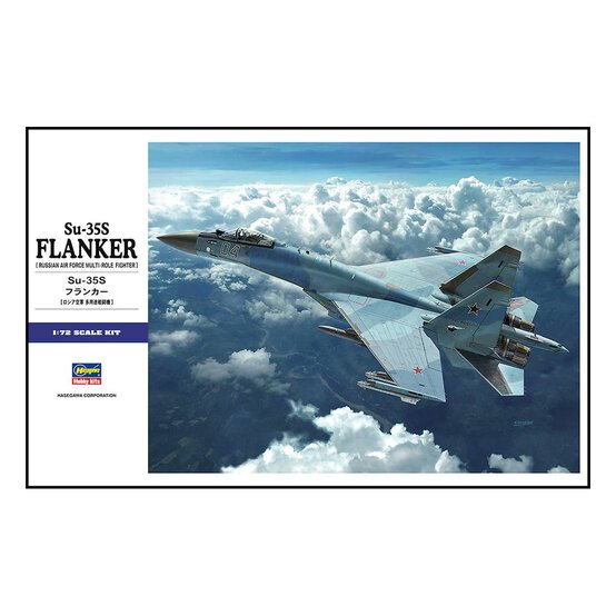 Hasegawa Su-35S Flanker Model Kit 1:72 image number 1