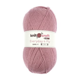 Knitcraft Pink Everyday 4 Ply Yarn 100g