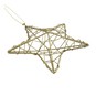 Hanging Gold Wire Star Decoration 12.5cm image number 2