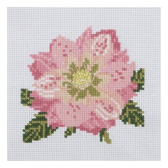 Trimits Pansies Counted Cross Stitch Kit 13cm x 13cm