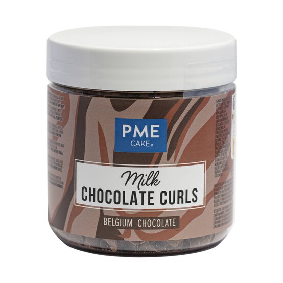 PME Milk Chocolate Curls 85g image number 1