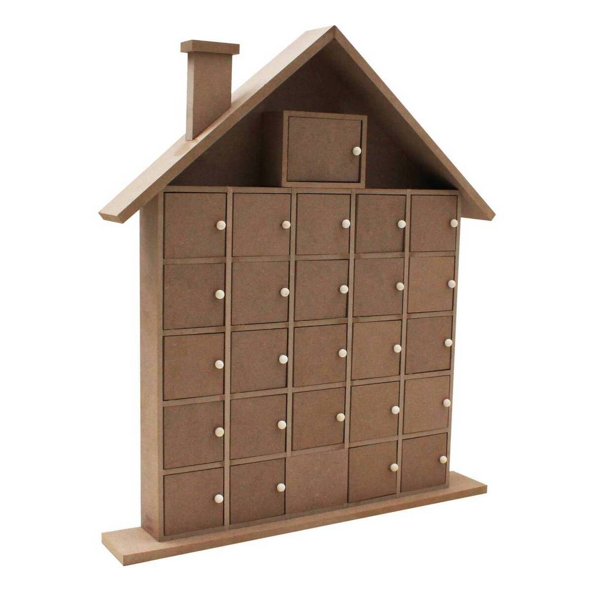Wooden House Advent Calendar Hobbycraft