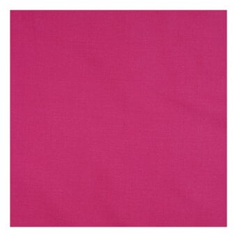 Cerise Polycotton Extra Wide Fabric by the Metre image number 2