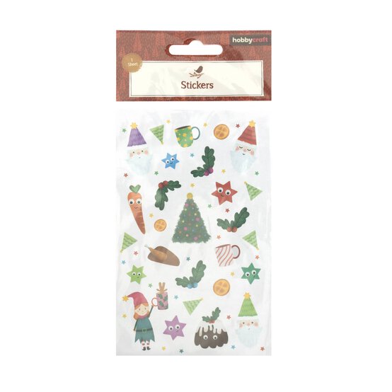 Novelty Christmas Sticker Sheet image number 3
