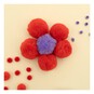 Bright Red Pom Poms 60 Pack image number 2
