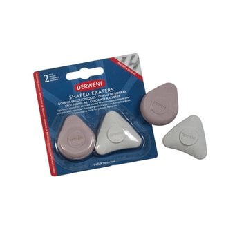 Derwent Shaped Erasers 2 Pack image number 2