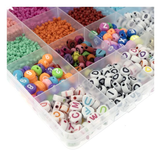 Multicolour Alphabet and Mini Bead Box 190g image number 4
