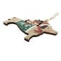 Hanging Wooden Dog Decoration 12cm image number 3