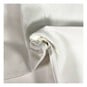 White Organic Premium Cotton Fabric by the Metre image number 1