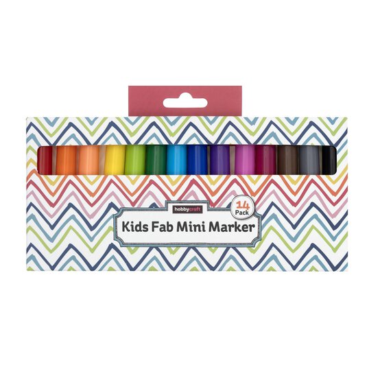Fab Mini Markers 14 Pack image number 1