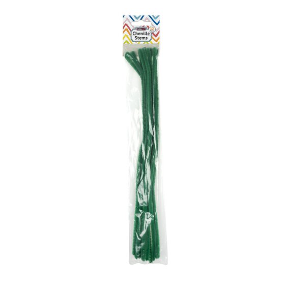 Dark Green Pipe Cleaners 12 Pack image number 4