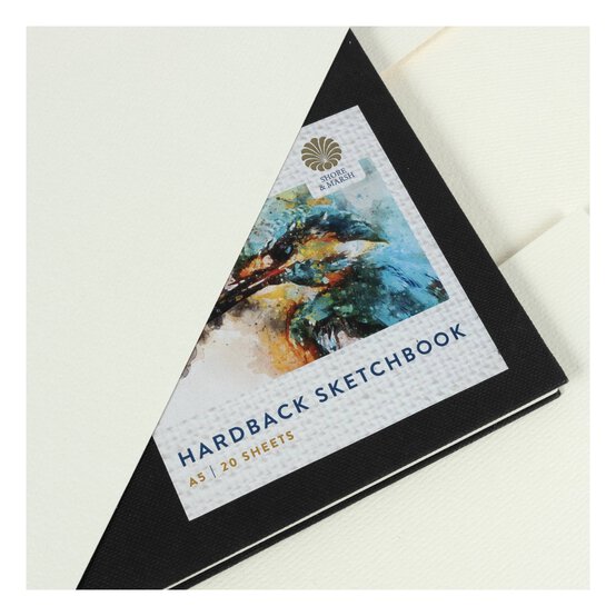 Shore & Marsh Hardback Watercolour Book A5 20 Sheets image number 3