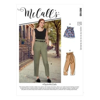 McCall’s Taylor Bottoms Sewing Pattern M8168 (6-22)