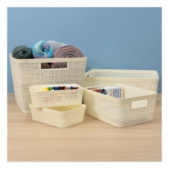 Assorted Medium Basketweave Storage