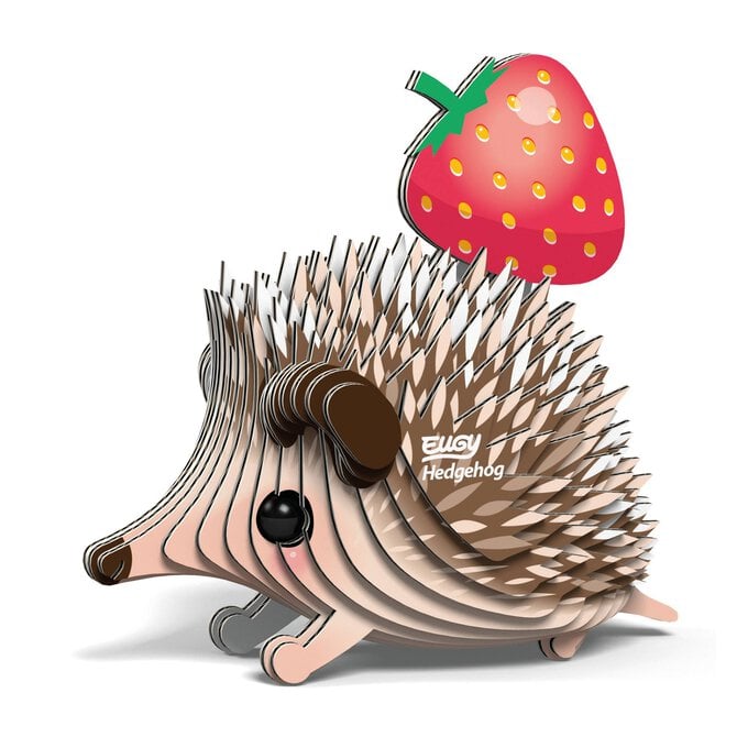 Eugy 3D Hedgehog Model image number 1