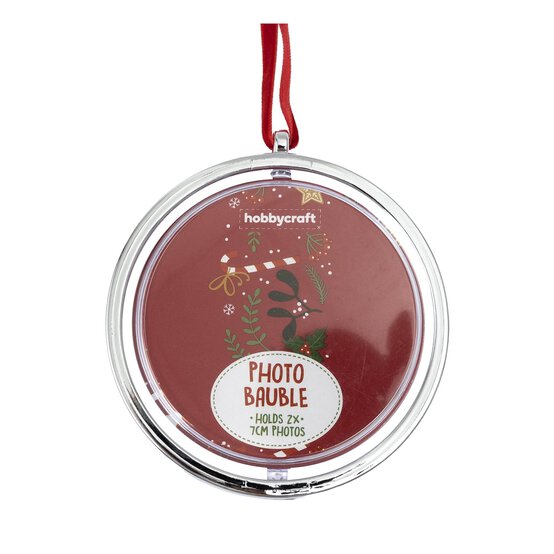Photo Bauble Spinner Decoration 9cm image number 3
