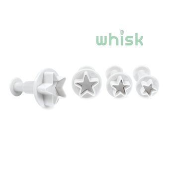 Whisk Star Plunge Cutters 4 Pack