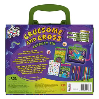 Colour & Carry Gruesome and Gross Activity Tin 