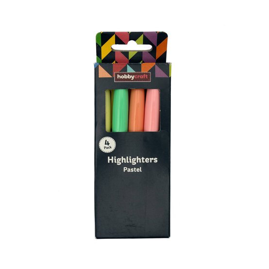 Pastel Highlighter Pens 4 Pack image number 3