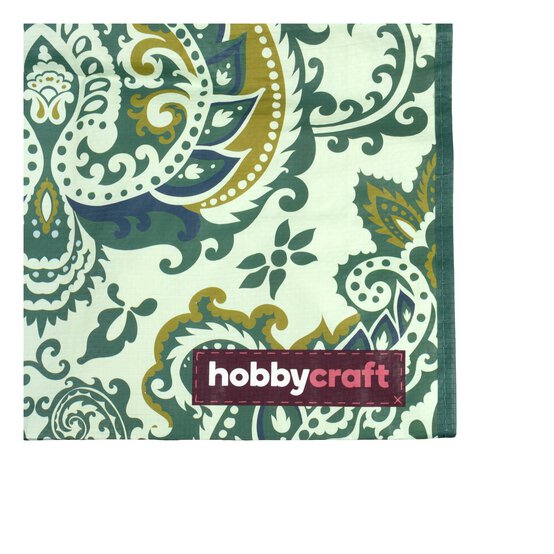 Green Paisley Woven Bag for Life image number 3