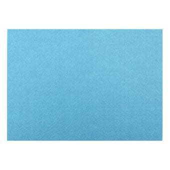 Baby Blue Polyester Felt Sheet A4 image number 2