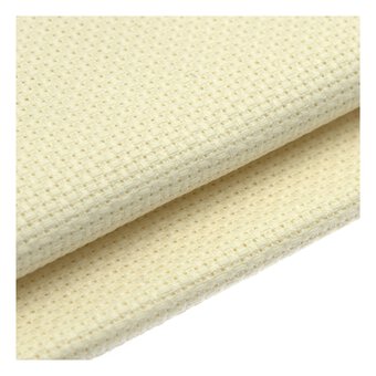 Ivory 16 Count Aida Fabric 76cm x 91cm